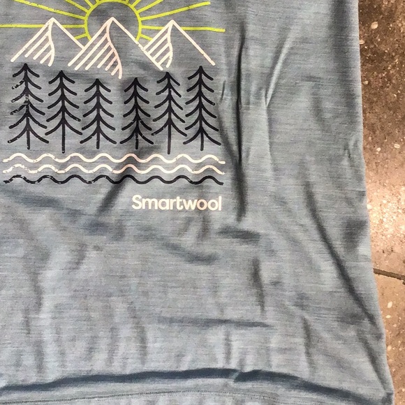 Smartwool graphic tank, M, blue - Picture 2 of 12